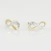 Boucles D'oreilles Puces Chacha Or Jaune Diamant