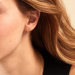 Boucles D'oreilles Puces Conrado Or Jaune