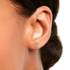 Boucles D'Oreilles Puces Daffodil Or Jaune