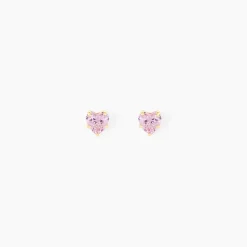 Boucles D'oreilles Puces Daria Or Jaune Oxyde