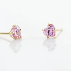 Boucles D'oreilles Puces Daria Or Jaune Oxyde