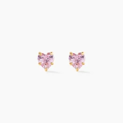 Boucles D'oreilles Puces Daria Or Jaune Oxyde