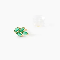 Boucles D'Oreilles Puces Declan Or Jaune Oxyde De Zirconium