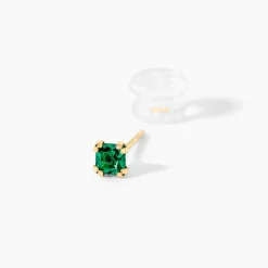 Boucles D'Oreilles Puces Doreen Or Jaune Oxyde De Zirconium