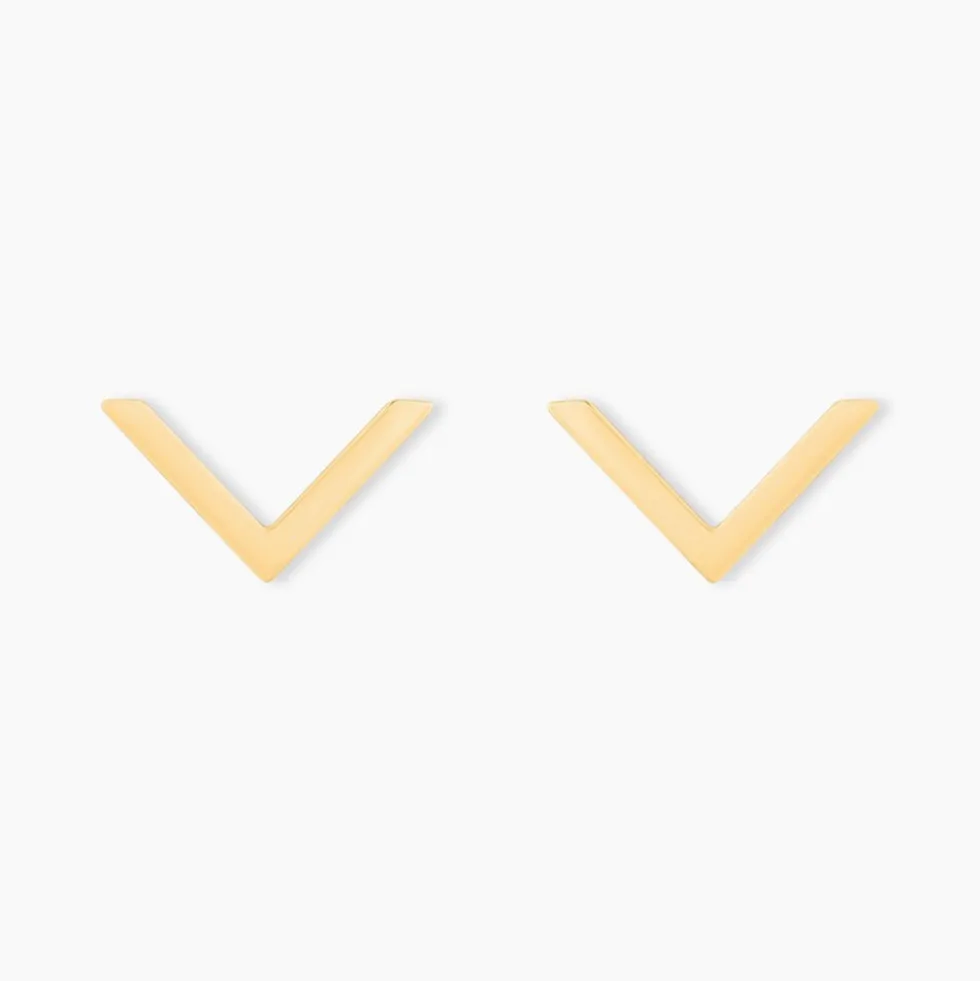 Boucles D'oreilles Puces Ella Or Jaune