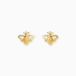 Boucles D'Oreilles Puces Elva Or Jaune