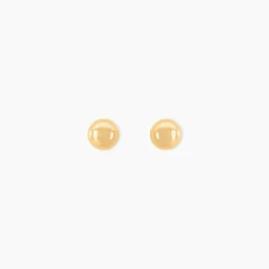 Boucles D'oreilles Puces Fidelia Boule Or Jaune