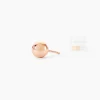 Boucles D'oreilles Puces Fidelia Boule Or Rose