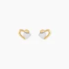 Boucles D'oreilles Puces Frantsesa Or Jaune