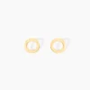 Boucles D'oreilles Puces Freyde Or Jaune