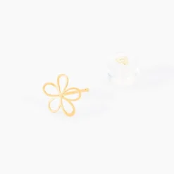 Boucles D'oreilles Puces Friðrika Or Jaune