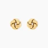 Boucles D'Oreilles Puces Ganesh Or Jaune