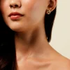 Boucles D'Oreilles Puces Gawain Or Jaune