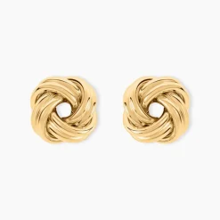 Boucles D'Oreilles Puces Gawain Or Jaune