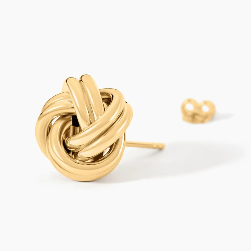 Boucles D'Oreilles Puces Gawain Or Jaune