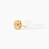 Boucles D'oreilles Puces Gennaro Fleur Or Jaune
