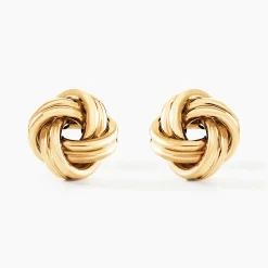 Boucles D'oreilles Puces Ilhame Nid Or Jaune