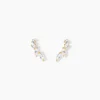 Boucles D'oreilles Puces Iuliana Or Jaune Oxyde De Zirconium