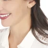 Boucles D'oreilles Puces Kadidjatou Or Rose Oxyde De Zirconium