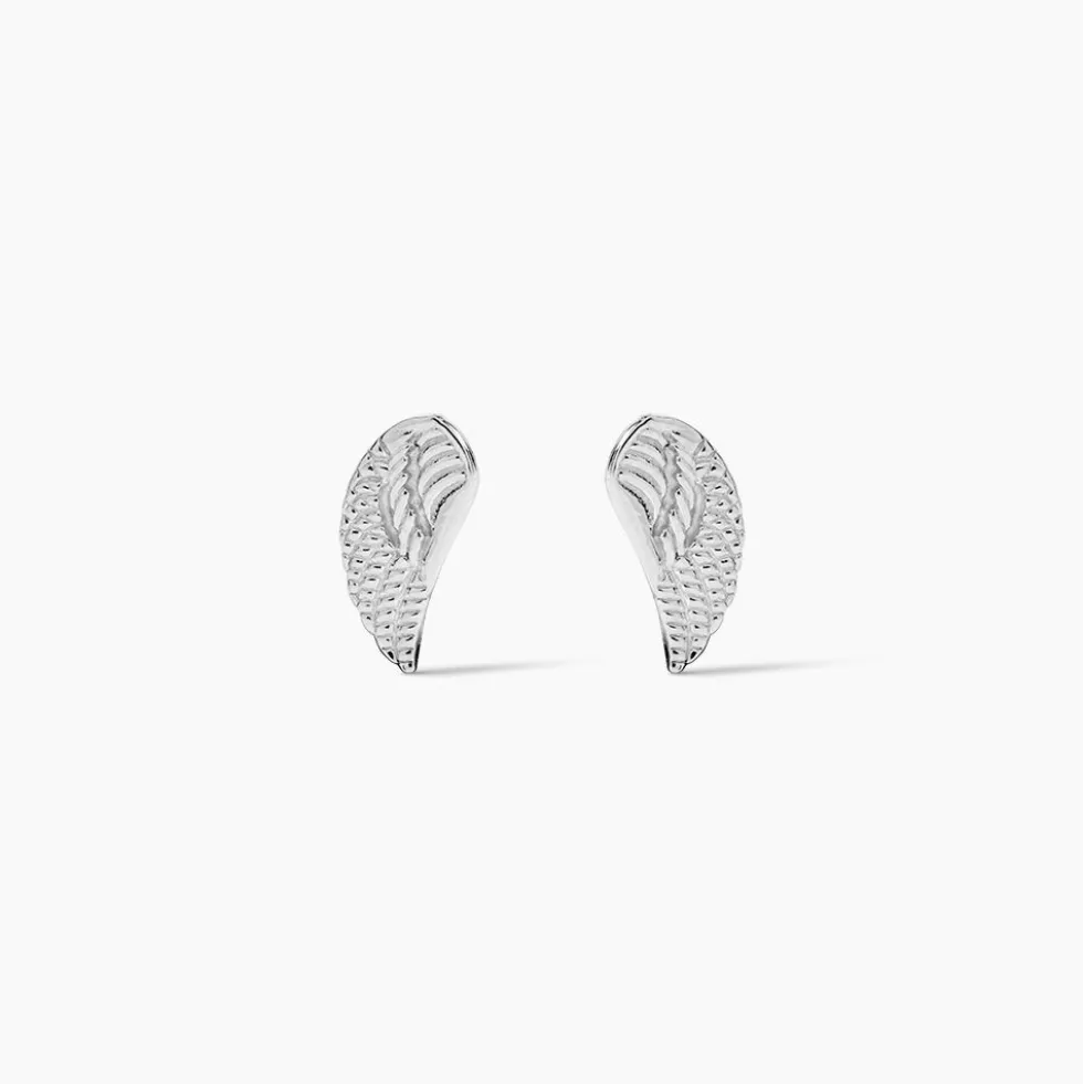 Boucles D'oreilles Puces Keily Argent Blanc