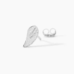 Boucles D'oreilles Puces Keily Argent Blanc