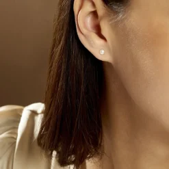 Boucles D'oreilles Puces Kesya Or Jaune
