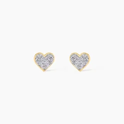 Boucles D'oreilles Puces Marta Or Jaune