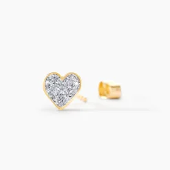 Boucles D'oreilles Puces Marta Or Jaune