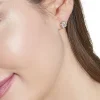 Boucles D'oreilles Puces Maryanna Or Jaune Diamant