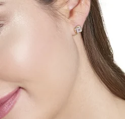 Boucles D'oreilles Puces Maryanna Or Jaune Diamant