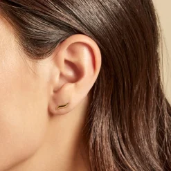 Boucles D'oreilles Puces Merrion Or Jaune