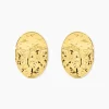Boucles D'oreilles Puces Naula Acier Jaune