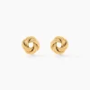 Boucles D'oreilles Puces Nils Or Jaune