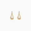 Boucles D'oreilles Puces Nirmala Or Jaune Diamant