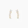 Boucles D'oreilles Puces Or Jaune Anaca Oxydes De Zirconium