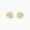 Boucles D'oreilles Puces Or Jaune Abidemi Diamants