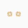 Boucles D'Oreilles Puces Otieno Or Jaune Diamant