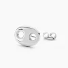 Boucles D'oreilles Puces Phebus Him Acier Blanc