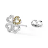 Boucles D'oreilles Puces Sigrid Argent Blanc Oxyde De Zirconium