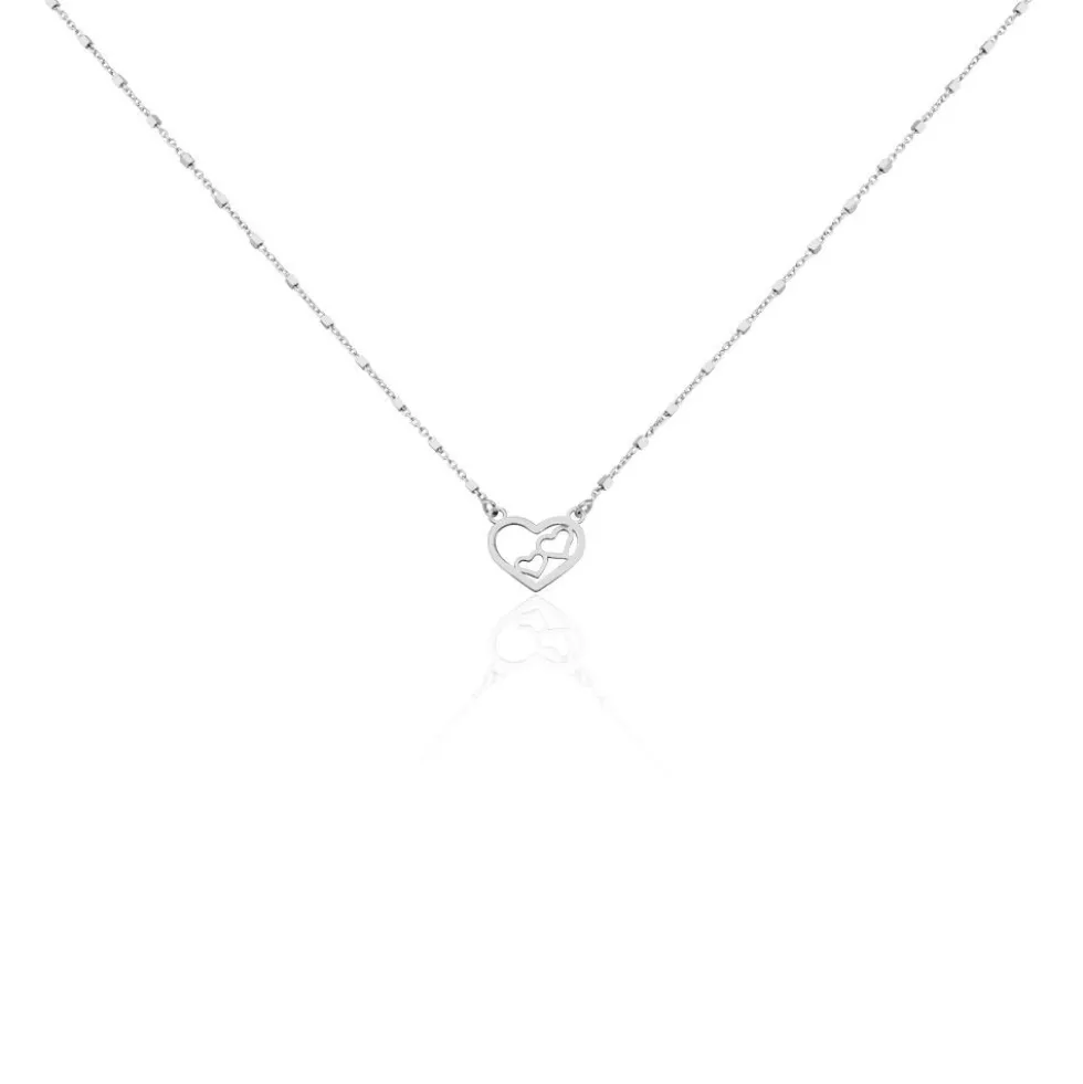 Boucles D'oreilles Puces Zale Argent Blanc