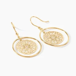 Boucles D'oreilles Serguiane Or Jaune