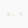 Boucles D'oreilles Suki Or Jaune Perle De Culture