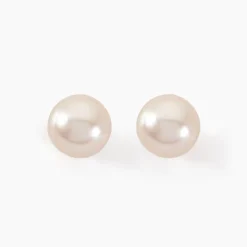 Boucles D'oreilles Suki Or Jaune Perle De Culture