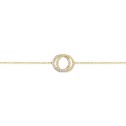 Bracelet Absolu Or Bicolore Diamant