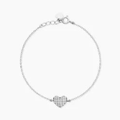 Bracelet Achahildis Argent Oxyde De Zirconium