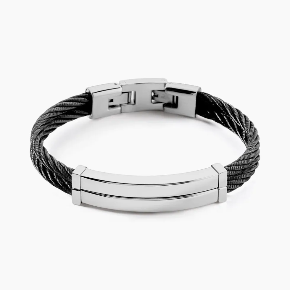 Bracelet Acier Bicolore