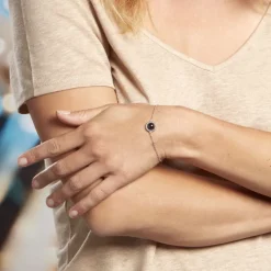 Bracelet Adelyne Argent Blanc Céramique