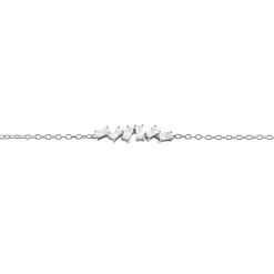 Bracelet Adonia Argent Blanc Oxyde De Zirconium