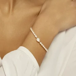 Bracelet Akil Or Jaune Perle De Culture