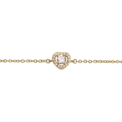 Bracelet Alais Plaque Or Jaune Oxyde De Zirconium